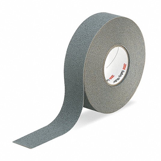 2 Rolls Gray Non Skid Tape 60 Grit 2" X 60FT Adhesive Gray Anti Slip 
