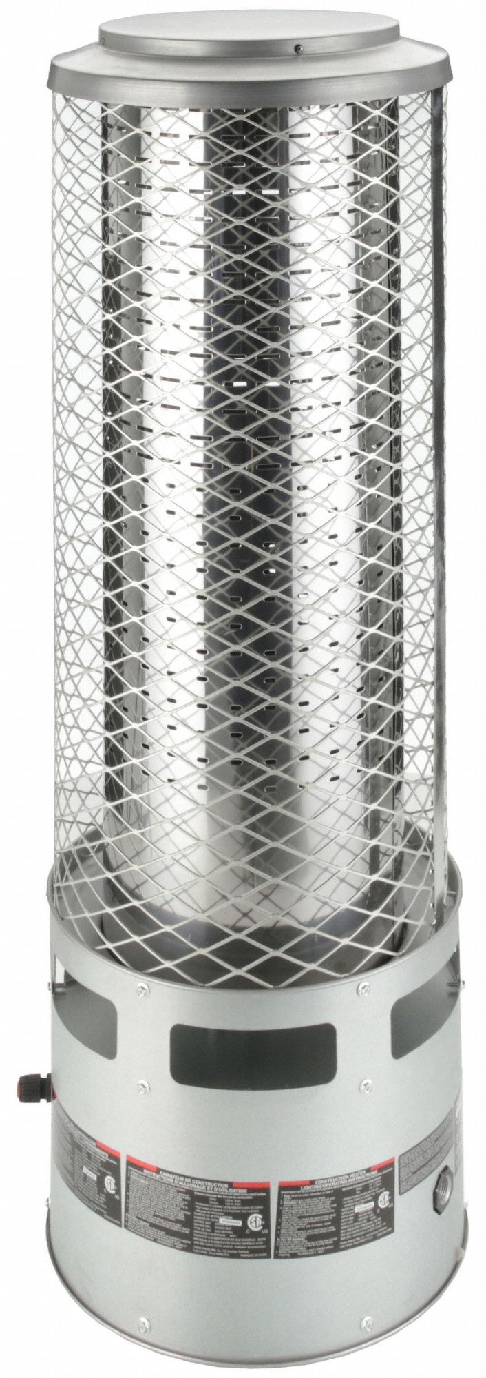 DAYTON Portable Gas Radiant Can Heaters, 250,000 BtuH, Natural Gas