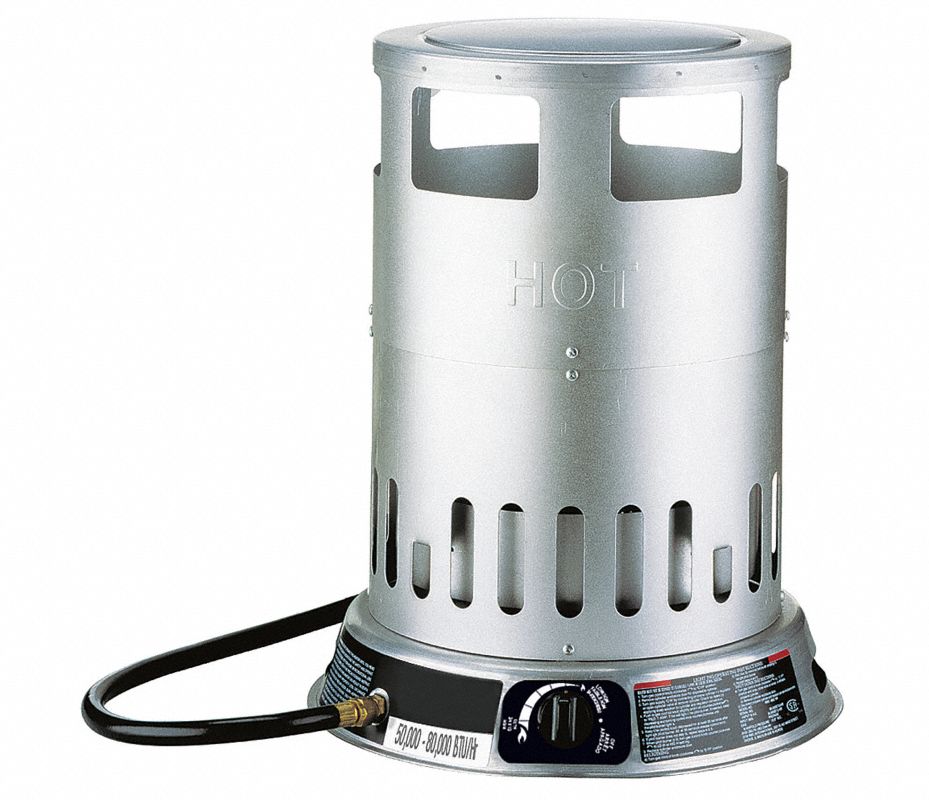 DAYTON Calentador Gas Convección ,261/4Al plg