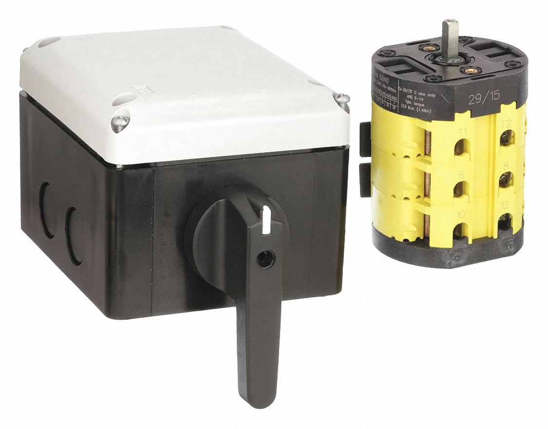 Maintained Reversing Plastic Drum Switch, 2 Pole, NEMA Rating 4X Electrician Talk