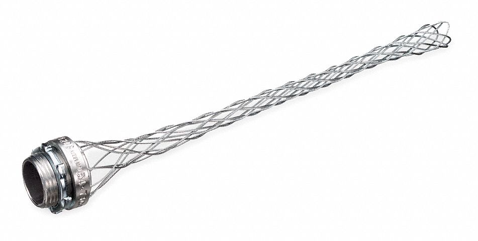 CONN CORDON ÉTANCHE À LA POUSSIÈRE, RÉDUCTEUR TENSION, DROIT, AL, 1/2 PO MNPT, 0,24 À 0,32 PO