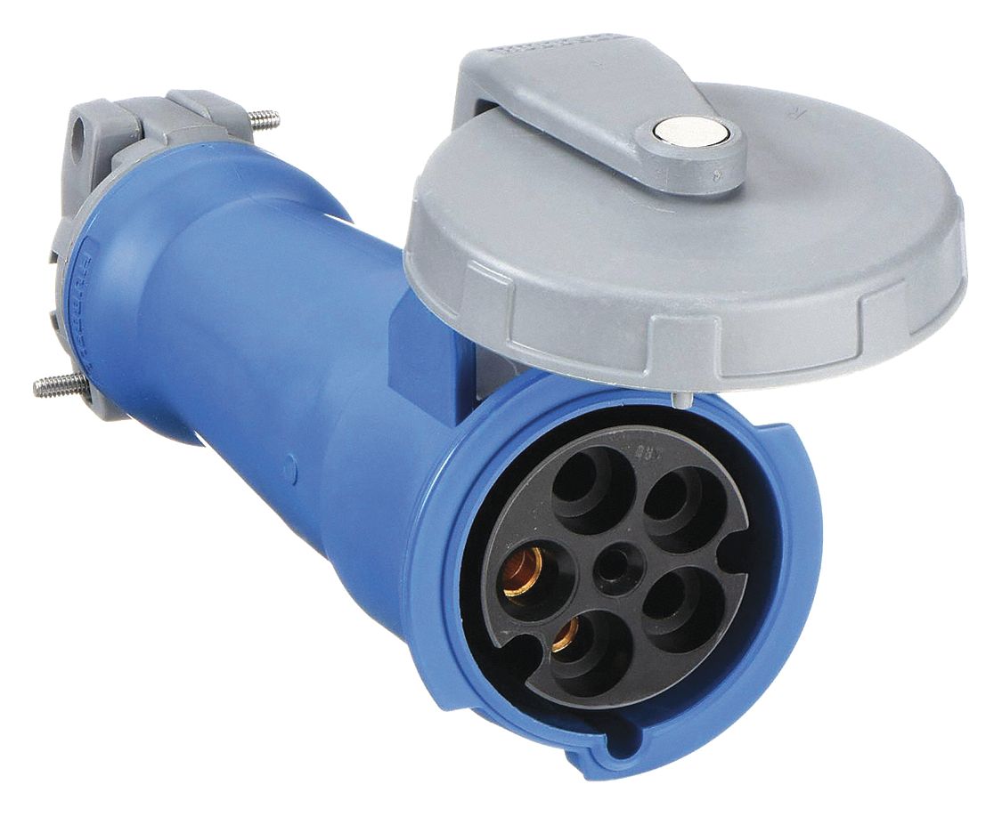 100 A, 120/208V AC, Watertight Pin and Sleeve Connector - 6C129 ...