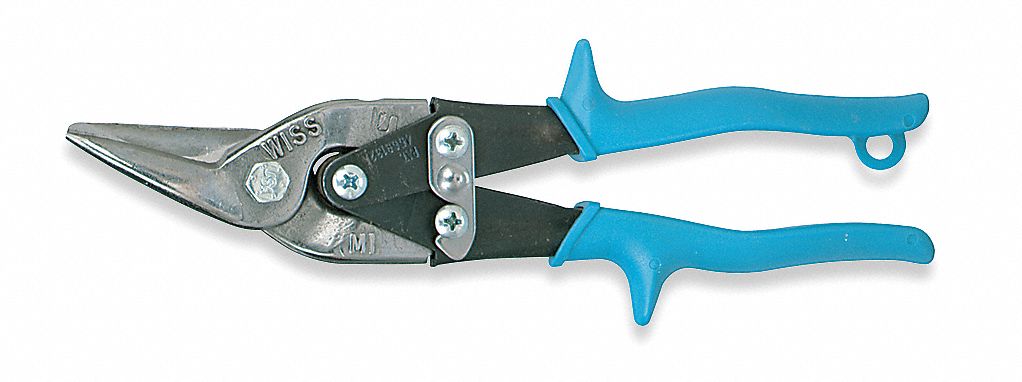 CRESCENT WISS, Left/Right, Straight, 9 3/4 in Overall Lg, Aviation