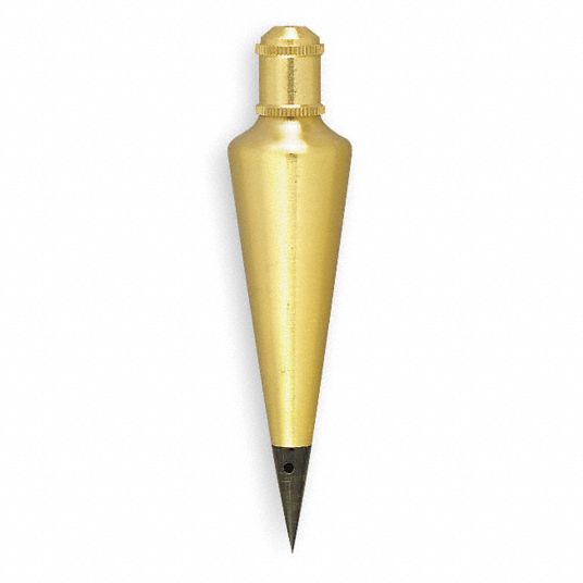 JOHNSON Plumb Bob, Size: 8 oz, 4 7/8 in L - 6C235|108 - Grainger