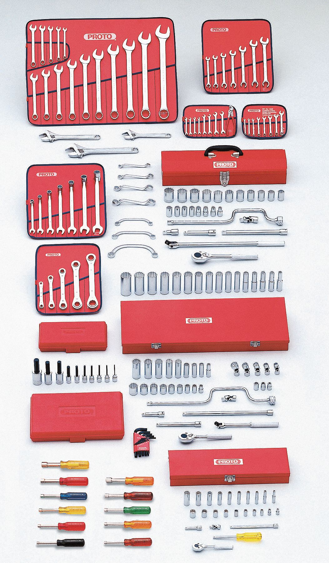 PROTO Master Tool Set 194 Pieces, SAE, Box 6C361J99530 Grainger
