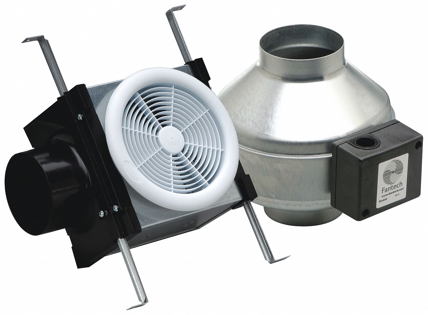 Fantech Galvanized Steel Exhaust Fan Kit