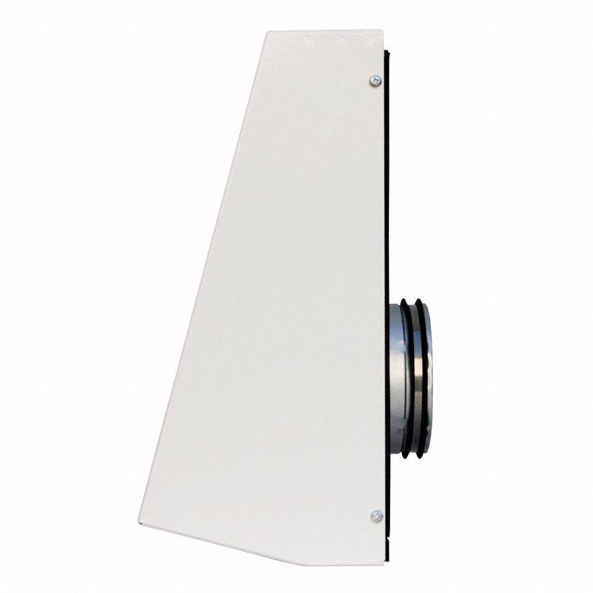 FANTECH Exhaust Fan 193 cfm, 4 in Duct, 115V AC, PowderCoated Steel