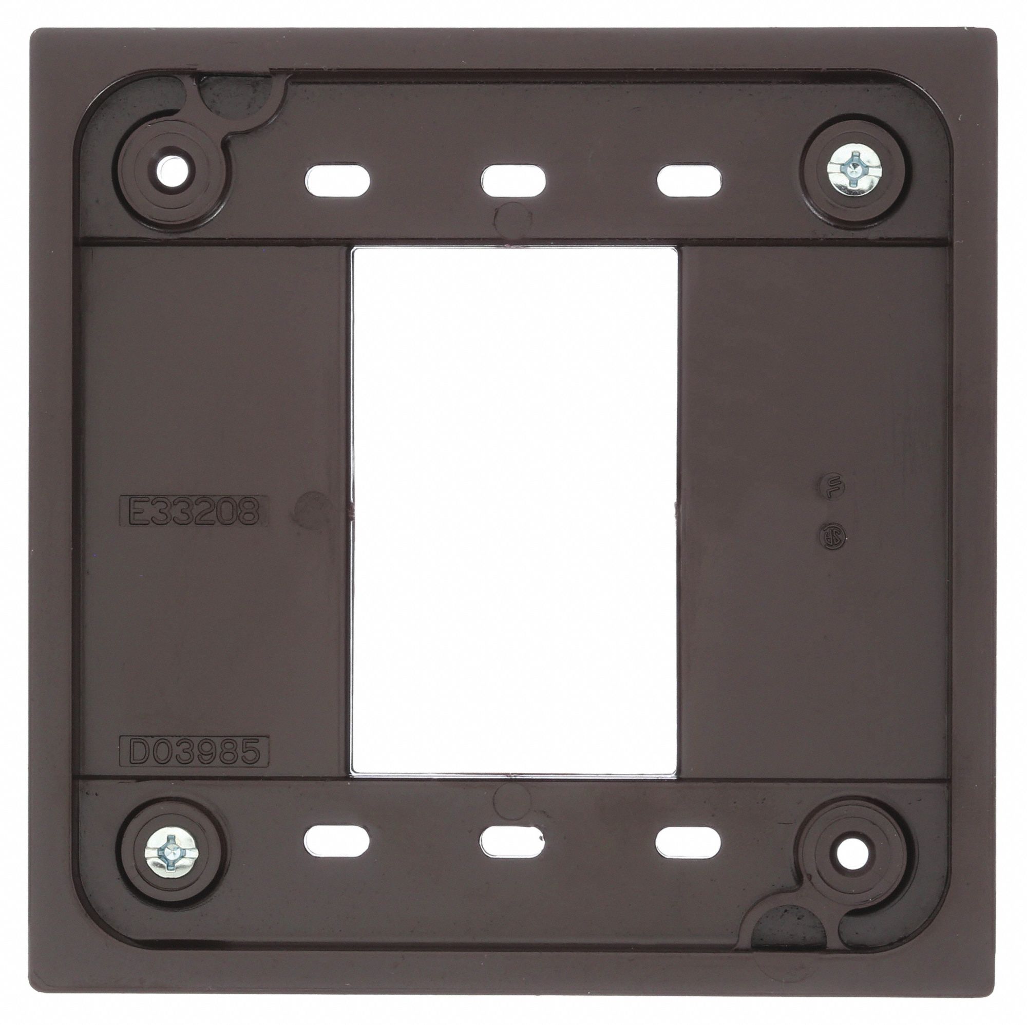 PLAQUE ADAPTATION 4PLEX BRUN