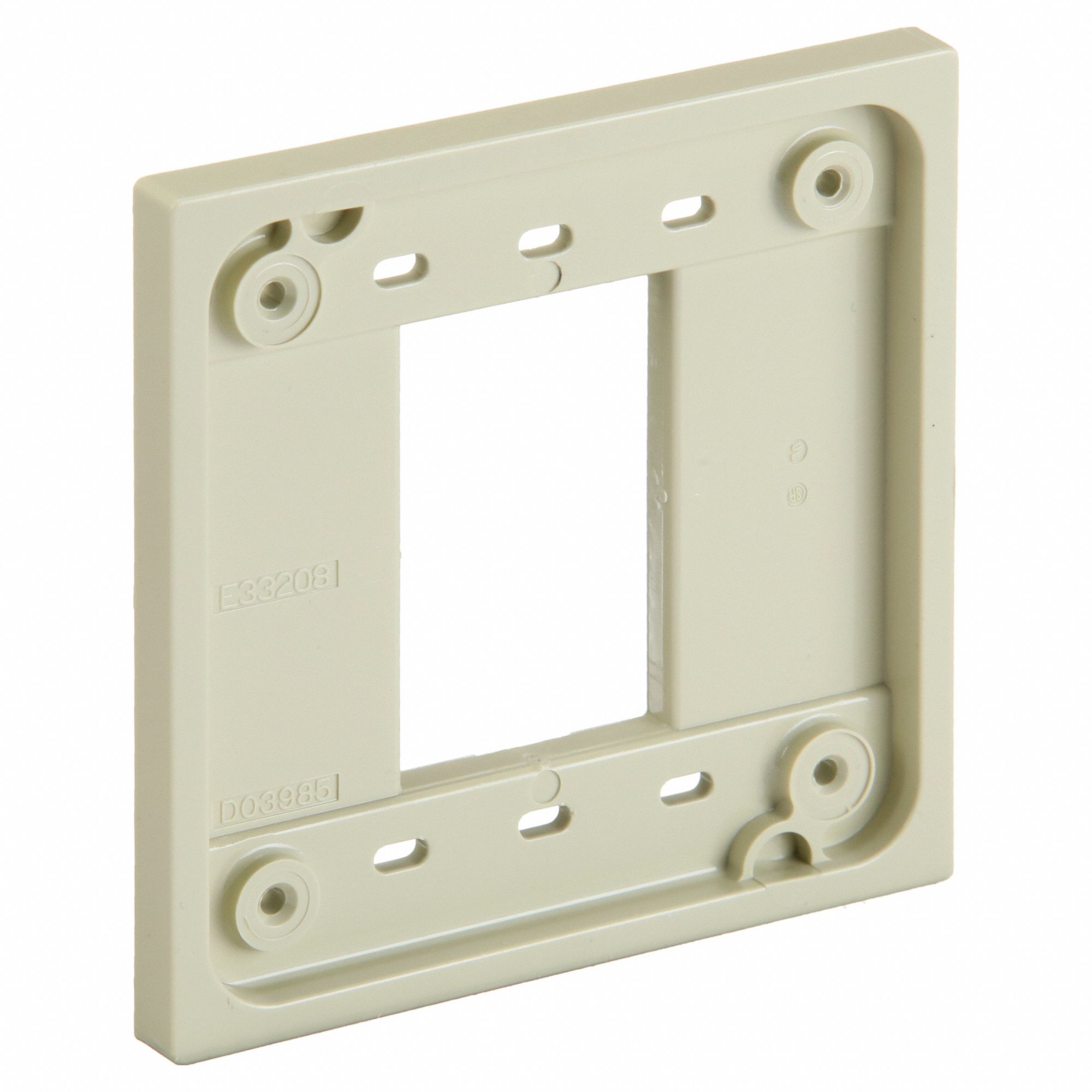 Adapter Plate: Ivory, For Use With 1 and 2 Gang Device Boxes