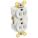 RECEPTACLE, DUPLEX, 5-15R, 125V AC, 15 A, WHITE, 2 POLE/3 WIRE, SCREW TERMINALS