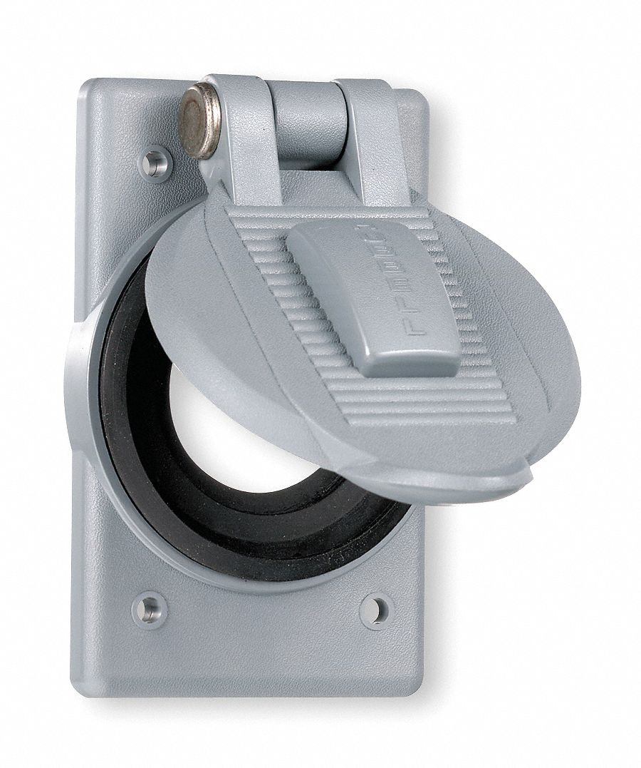 Weatherproof Cover Self Closing Aluminum