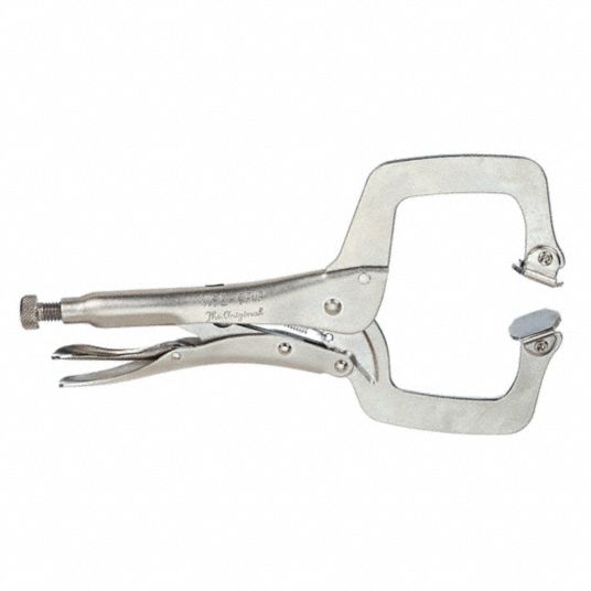 IRWIN VISE-GRIP Original 11-in Locking C-clamp Pliers & Vise grip Original  6-in Welding C-clamp Locking Pliers