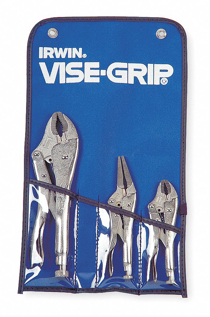 SET 3PC LOCKING PLIER 10WR/6LN/5WR