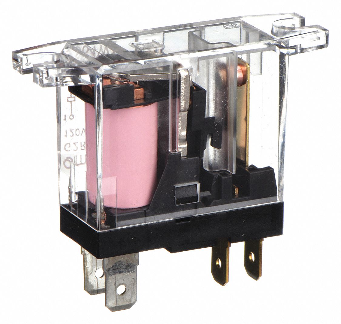 Flange Mount Relay: Surface (Top Flange) Mounted, 10 A Current Rating, 120V AC, SPST-NO