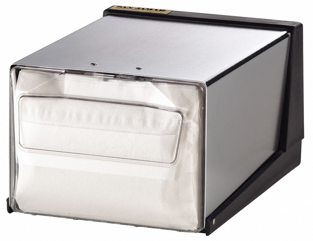 Palmer ND0071-13 Counter Top Full-Fold Napkin Dispenser Stainless Steel