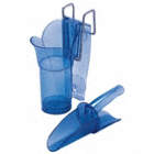 ICE SCOOP AND HOLDER,6 TO 10 OZ.