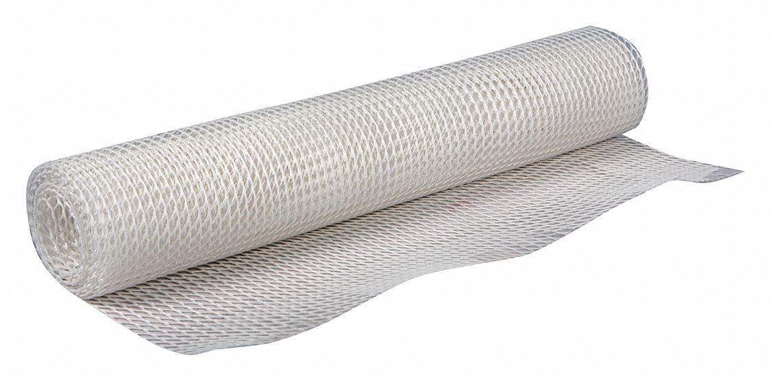 SAN JAMAR Shelf Liner Mesh, 2 ft x 10 ft, Clear 6CAN6UL5103GR