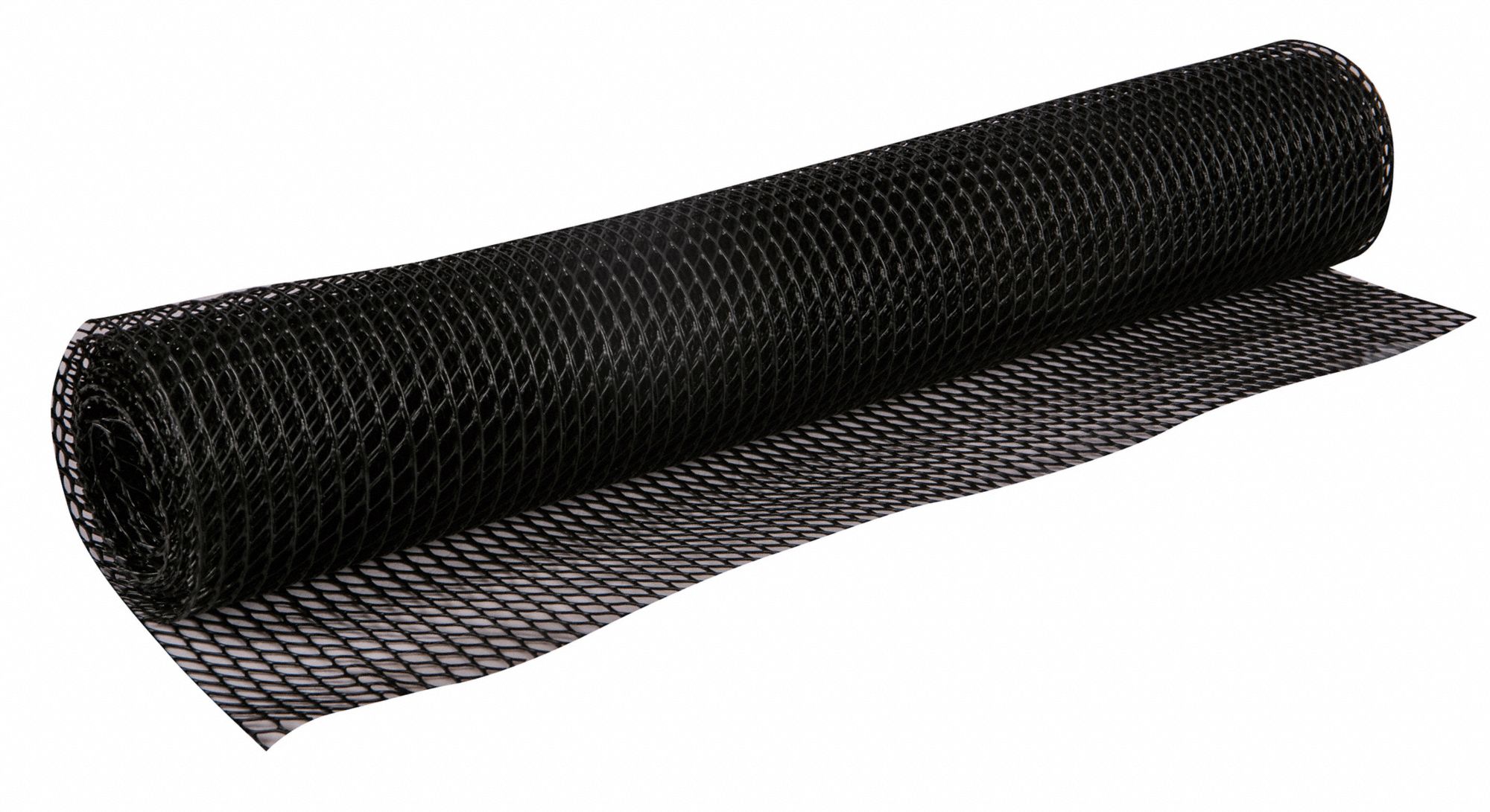 SAN JAMAR Shelf Liner Mesh, 2 ft x 40 ft, Black 6CAN8UL5405 Grainger