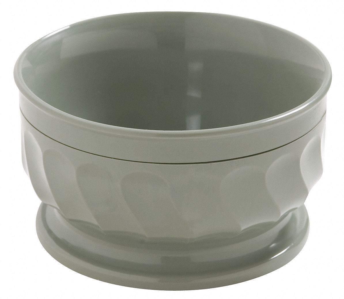 Pedestal Based Bowl: Turnbury, Polypropylene, 9 oz Capacity, Sage, 4 3/8 in Dia