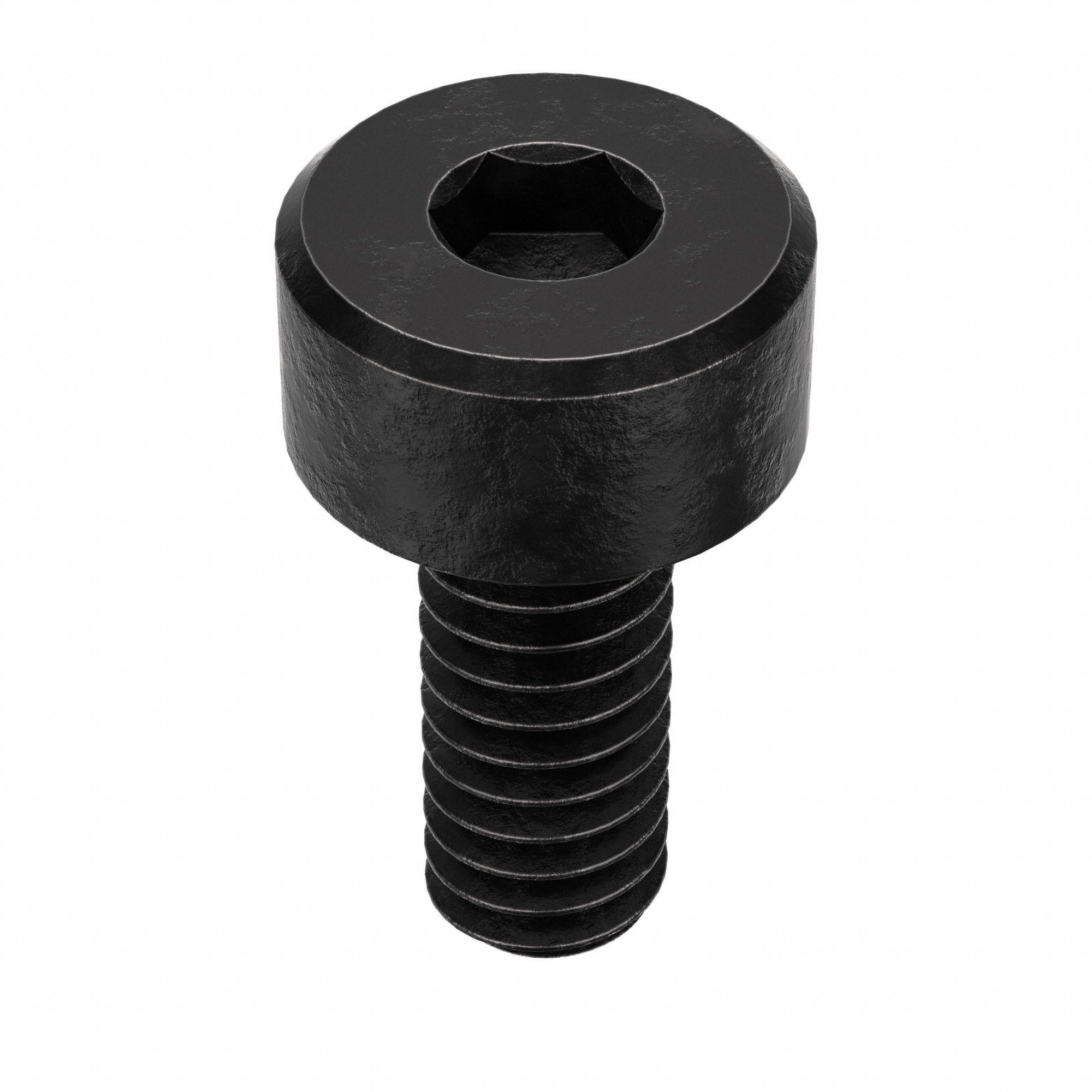 Socket Head Cap Screw: M2.5x0.45 Thread Size, 5 mm Lg, Std, Black Oxide, Alloy Steel, 100 PK
