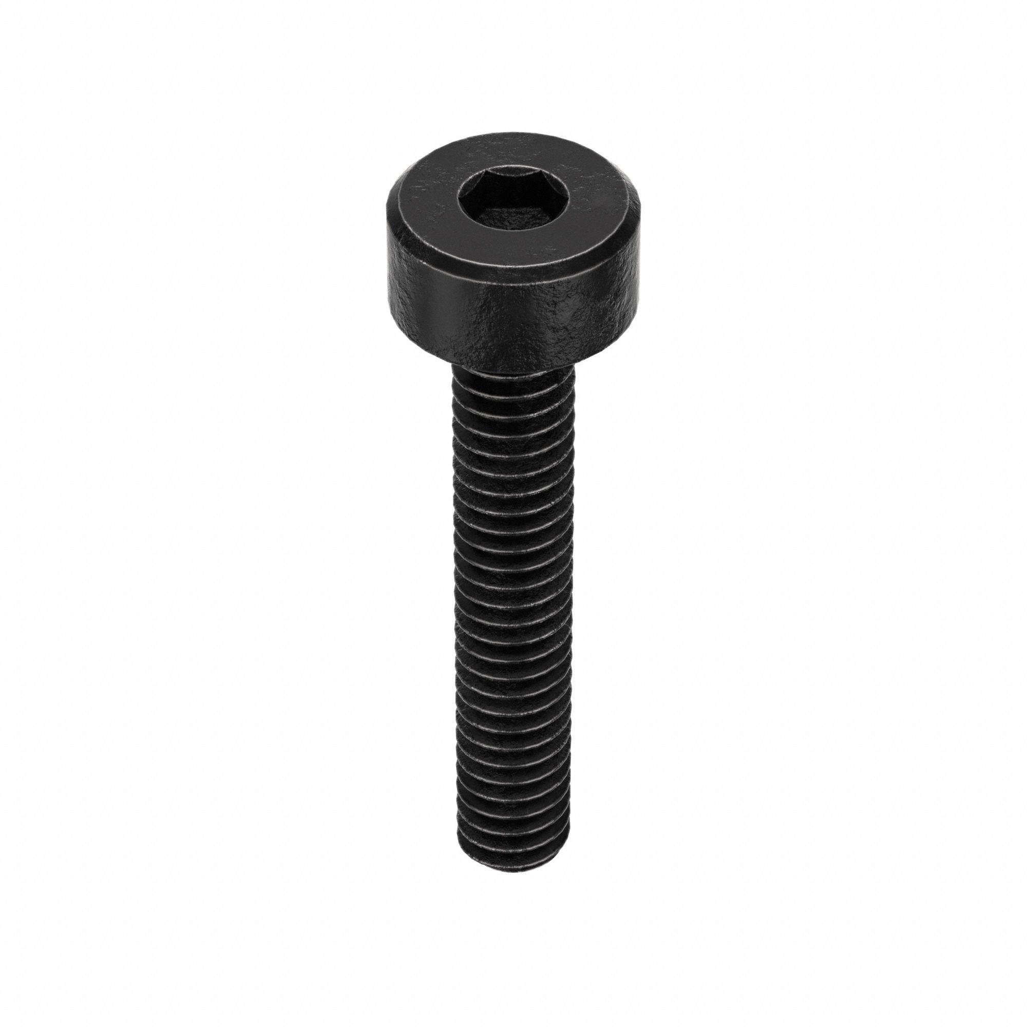 Socket Head Cap Screw: M2.5x0.45 Thread Size, 12 mm Lg, Std, Black Oxide, Alloy Steel, 50 PK