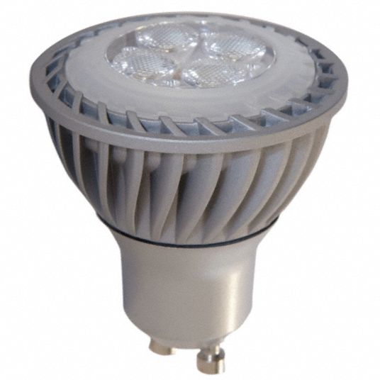 Blij Compatibel met convergentie LED Lamp, MR16, 2-Pin (GU10), 3000 K, 100, 4, 120 - Grainger