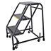 Unassembled Steel Rolling Ladders without Handrails Included