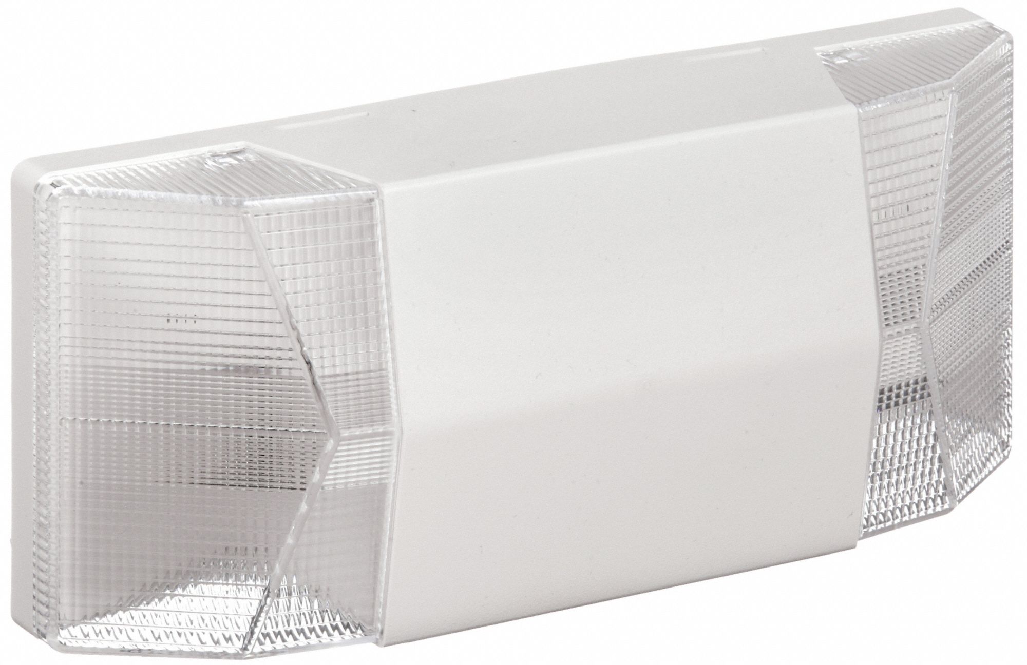 EMERGENCY LIGHT, INCANDESCENT, DAMP LOCATION RATED, 5.4 W, 120/277V AC, SURFACE, WHITE