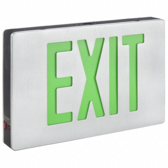 Emergency Battery Backup, LED, Exit Sign - 6CGL9|6CGL9 - Grainger