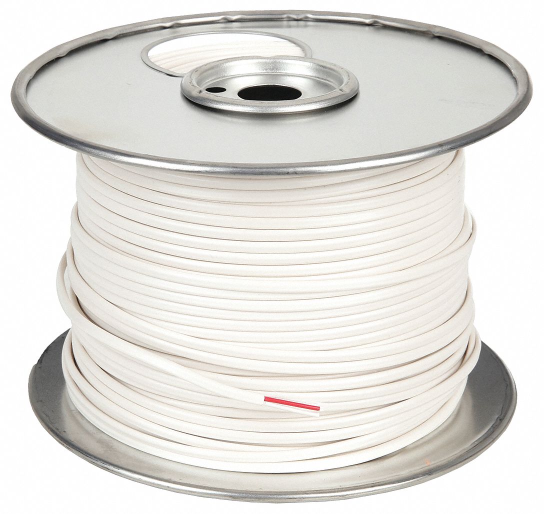 THERMOSTAT WIRE, 18 AWG WIRE SIZE, 2 CONDUCTORS, 500 FT L, NONPLENUM