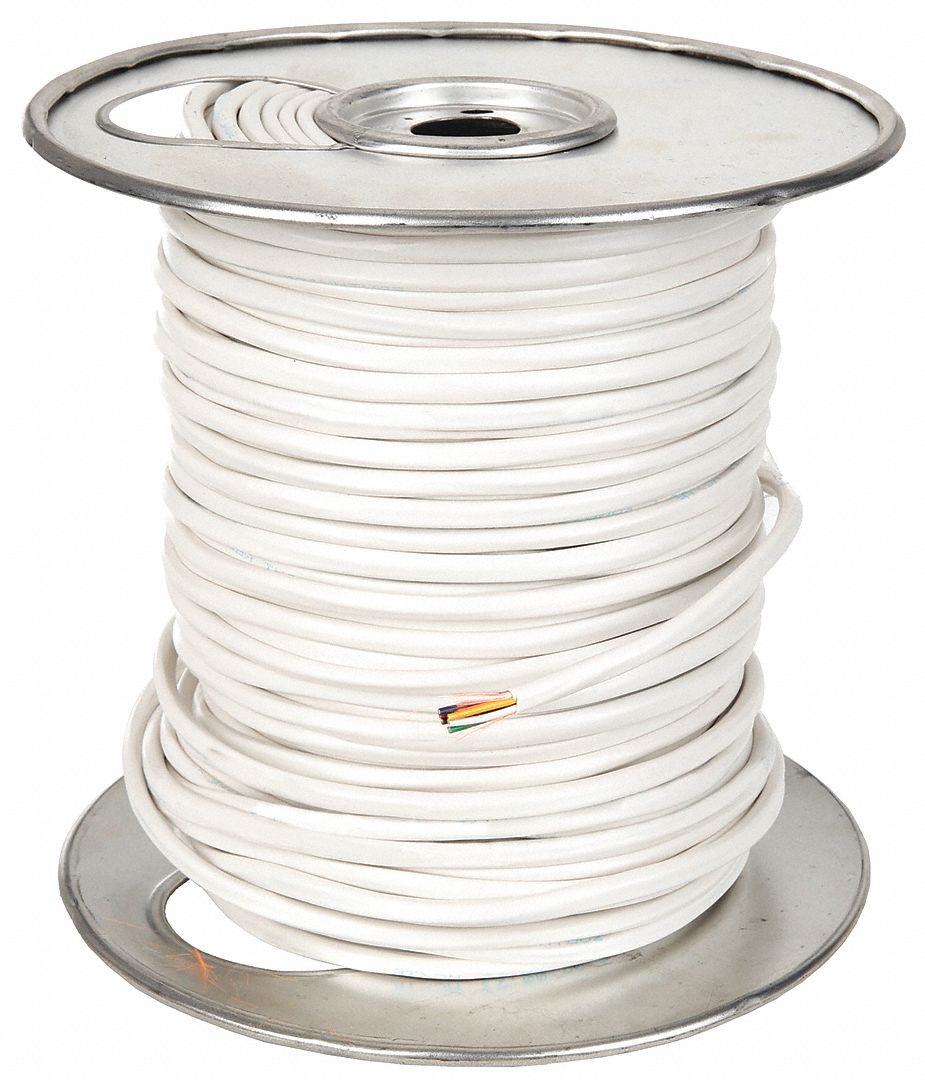 THERMOSTAT WIRE, 18 AWG WIRE SIZE, 6 CONDUCTORS, 250 FT L