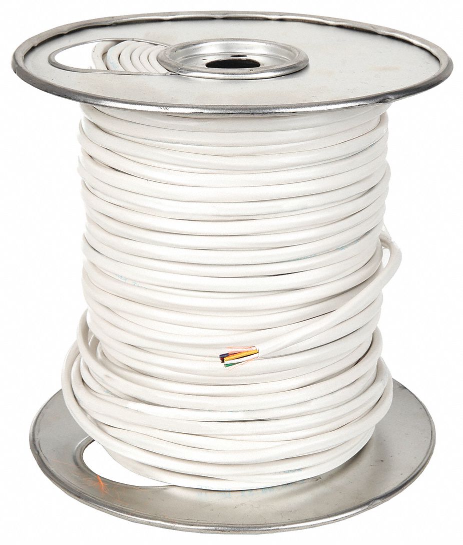 THERMOSTAT WIRE, 18 AWG WIRE SIZE, 6 CONDUCTORS, 250 FT L