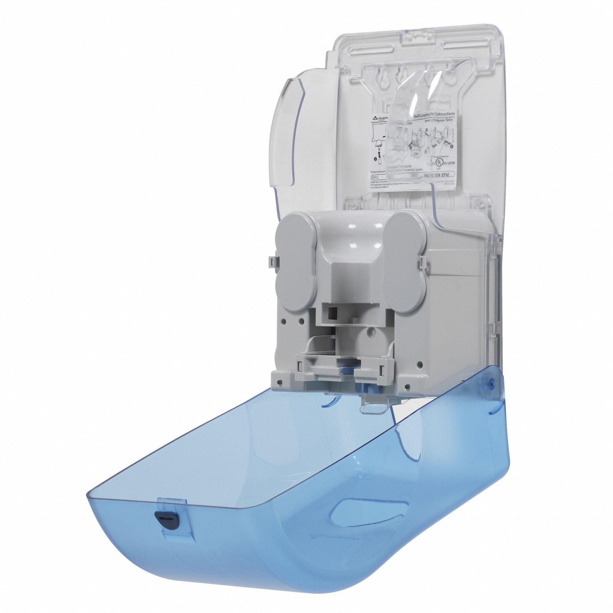 ENMOTION Soap Dispenser, Splash Blue 6CGX052052 Grainger