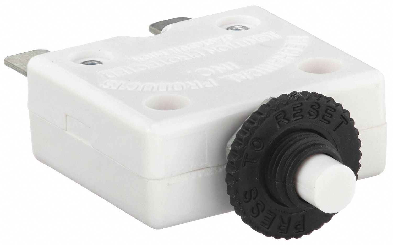 Panel Mount Circuit Breaker: 10 A Amps, 250V AC, 32V DC, Panel, 0.48 in Dp, 1/4 in Quick Connect