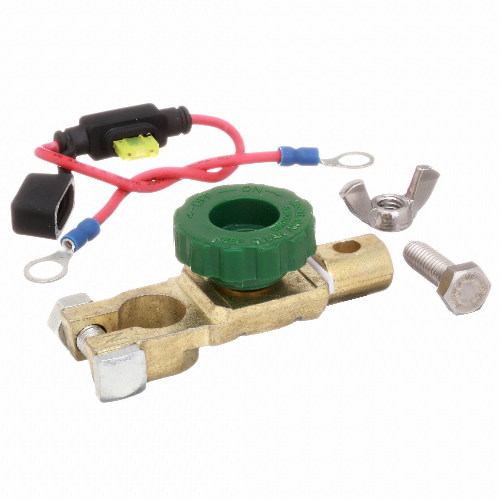 BUSSMANN Battery Disconnect Switch Kit, Top Post 6CJF7BP/BMS1