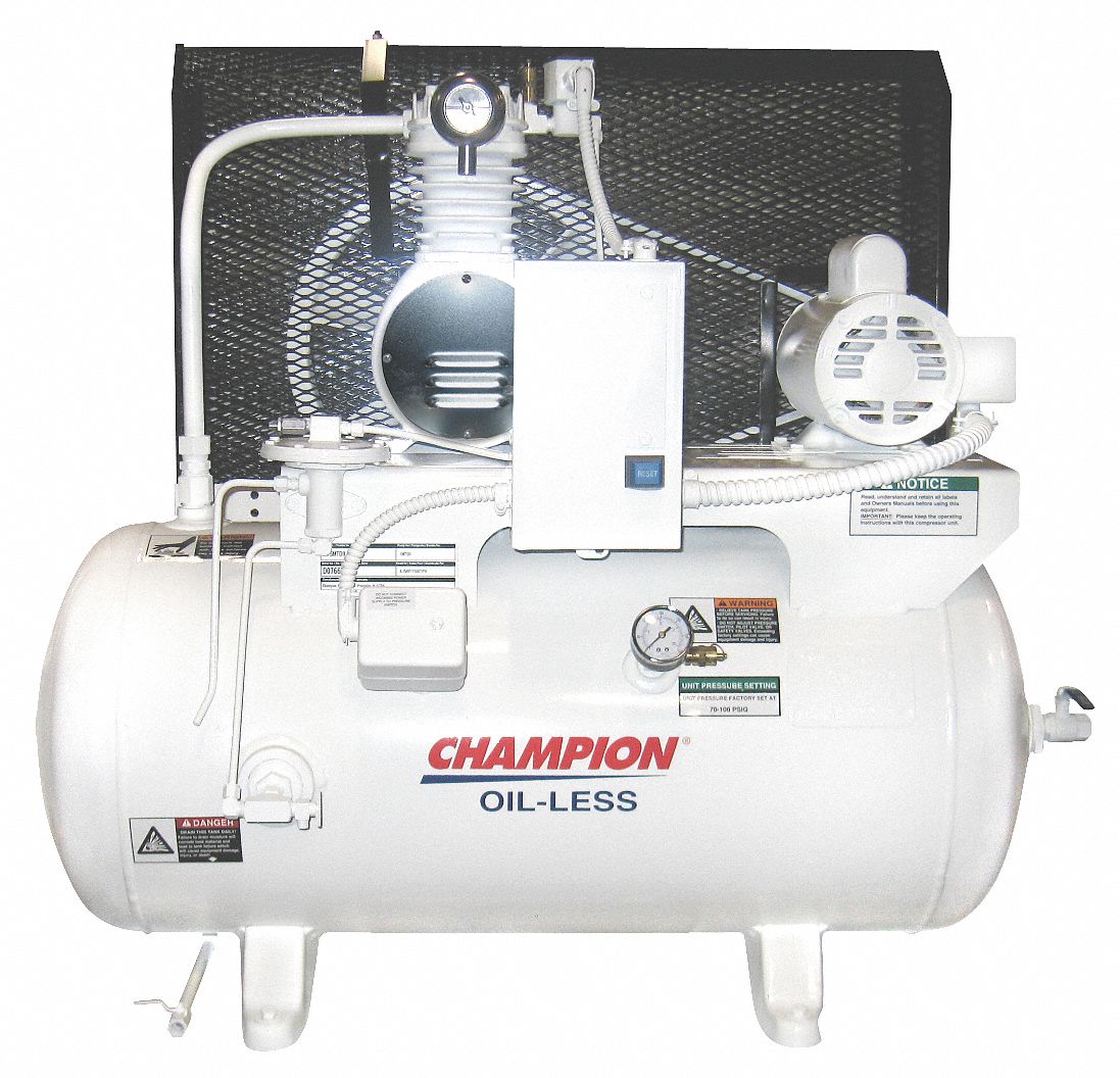 CHAMPION 3 Phase Electrical Horizontal Tank Mounted 3.0 hpHP Air