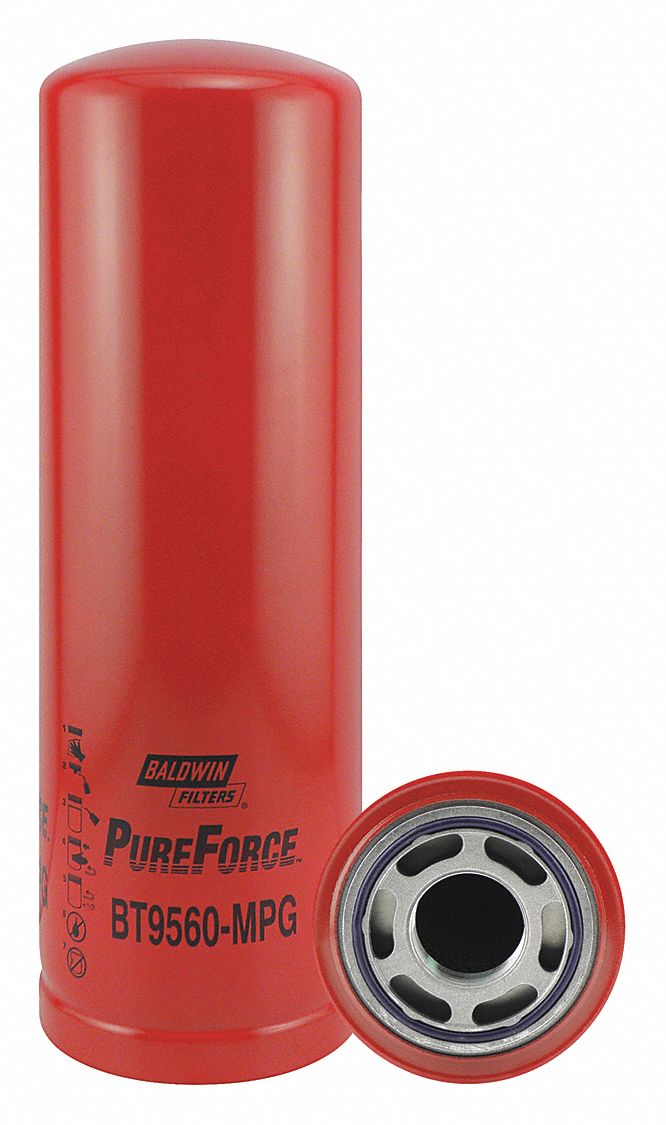 BALDWIN FILTERS, Hydraulic Fluid, 1 3/4"12 Thread Size, Hydraulic