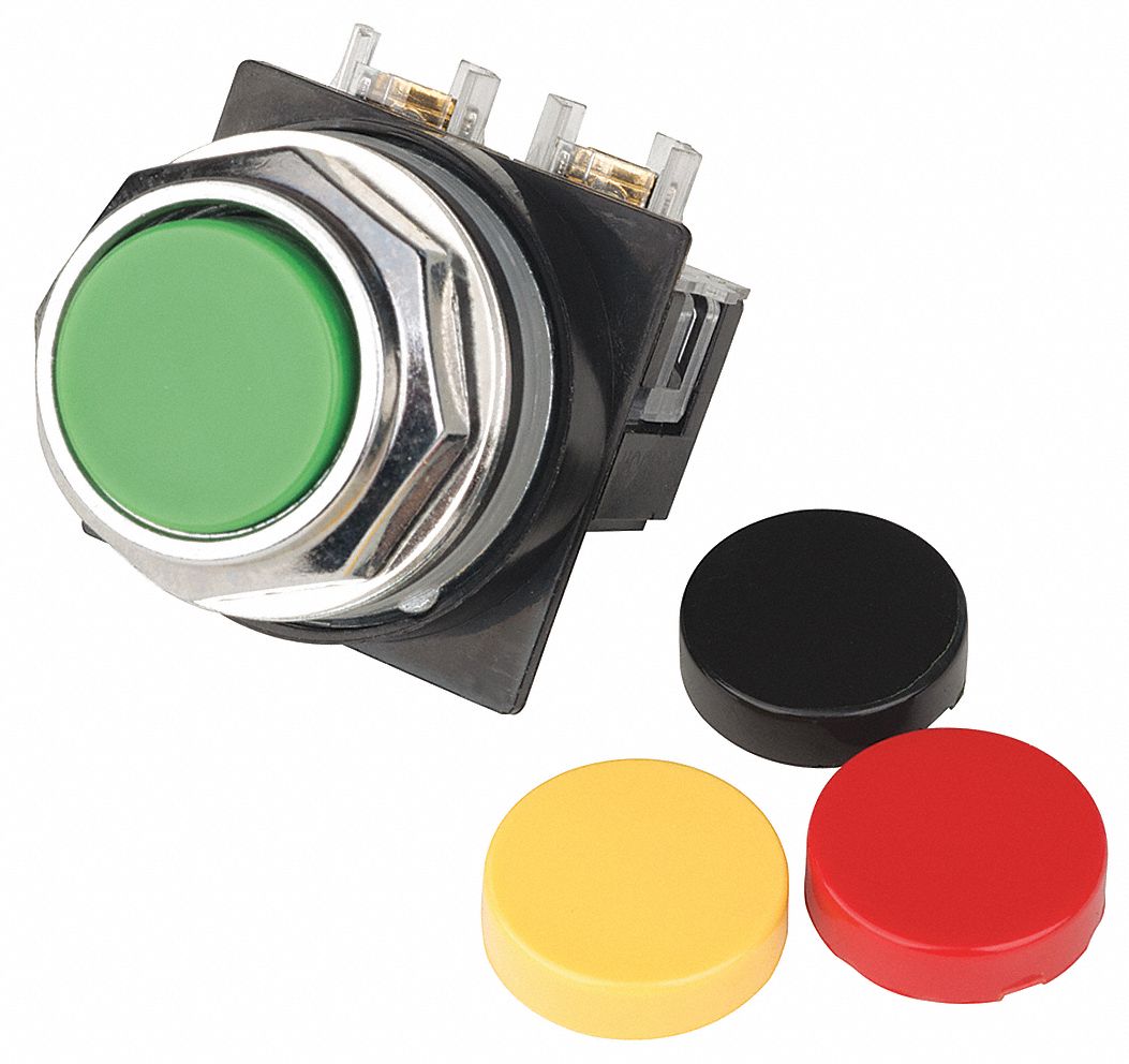 GE Non Illuminated Push Button 30 Mm Momentary Push Flush Button 