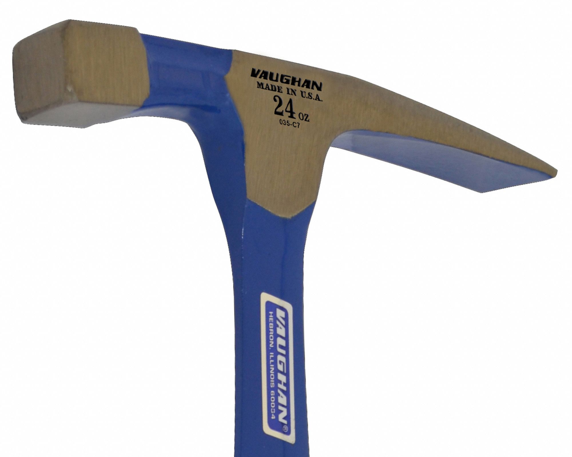 VAUGHAN Bricklayers Hammer, 24 oz, Steel 6CLP3ABL24 Grainger