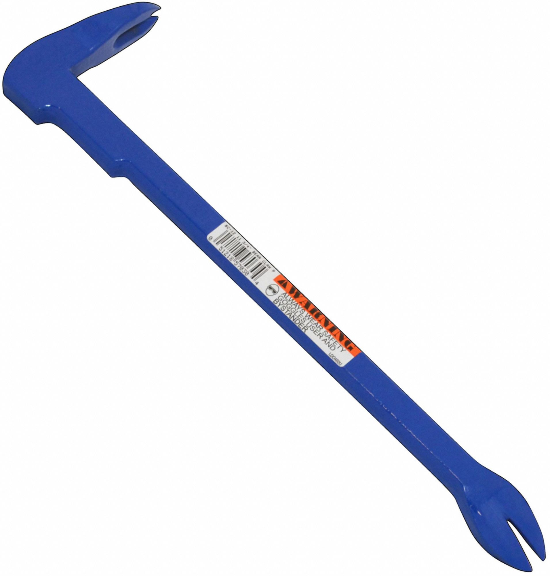 VAUGHAN Japanese Style Nail Puller Double Claw End, 12 in Overall Lg