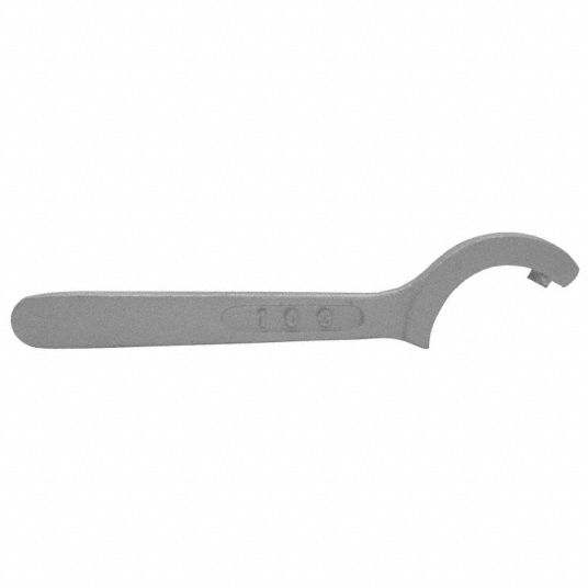 DIXON VALVE & COUPLING Hole Type Spanner Wrench: Hole Type Spanner Wrench,  7.5 in Overall Lg