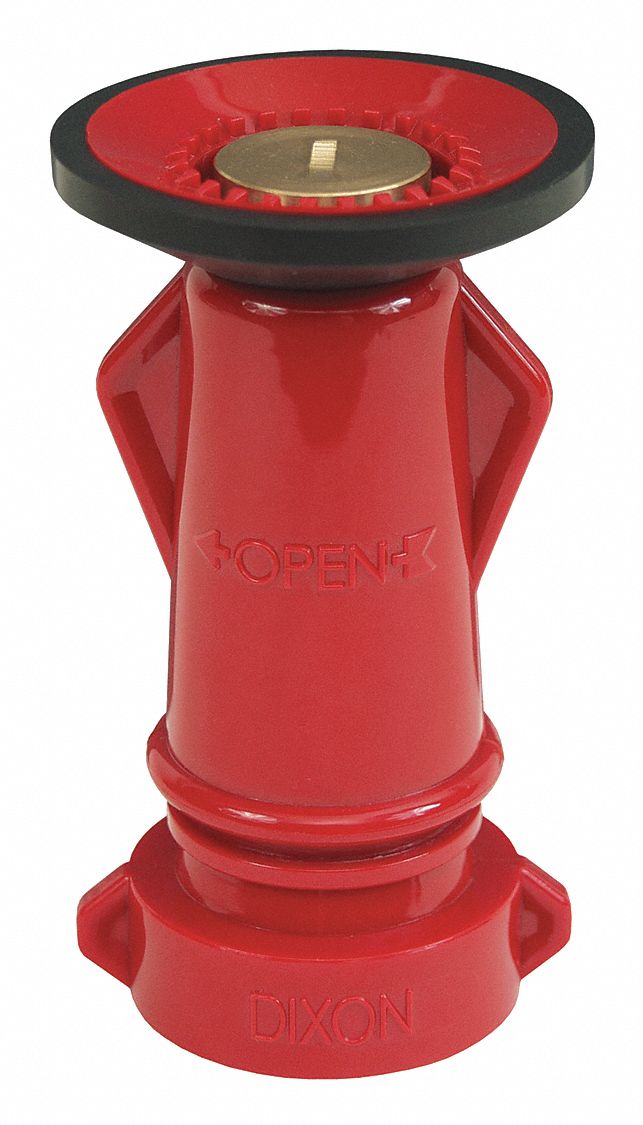 Fire Hose Nozzle 1-1/2 in Red