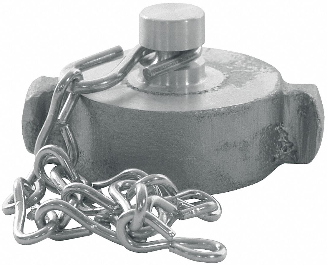 Fire Hydrant Rocker Lug Cap w/Chain, Caps Fittings Sub-Category, NPSH Female Connection Type, Size 2