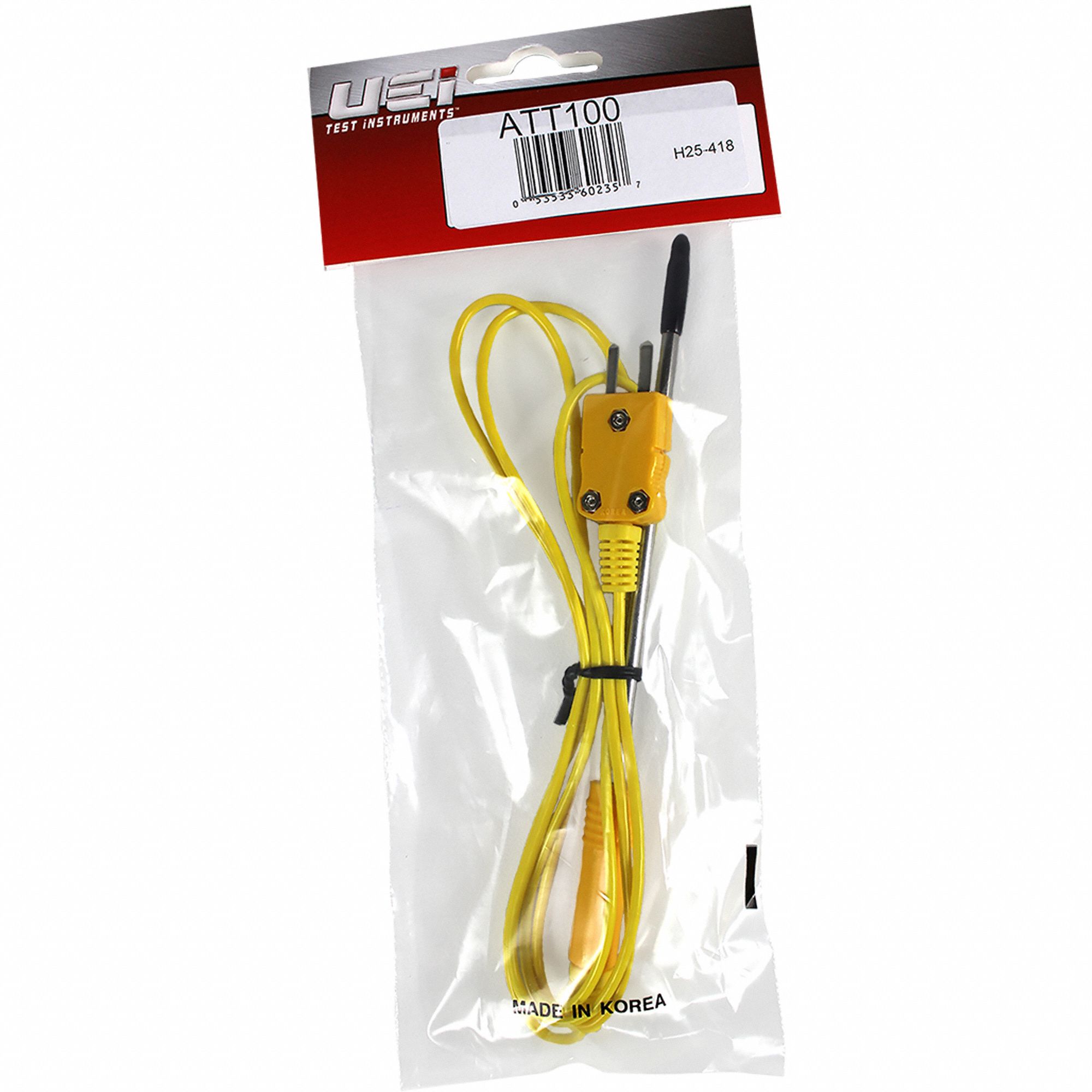 UEI TEST INSTRUMENTS Immersion Temperature Probe Thermocouple, Type K
