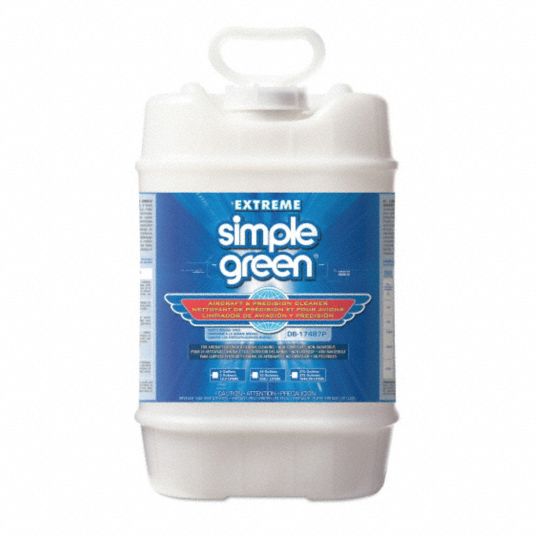 SIMPLE GREEN Cleaner/Degreaser Water Based, Bucket, 5 gal Container