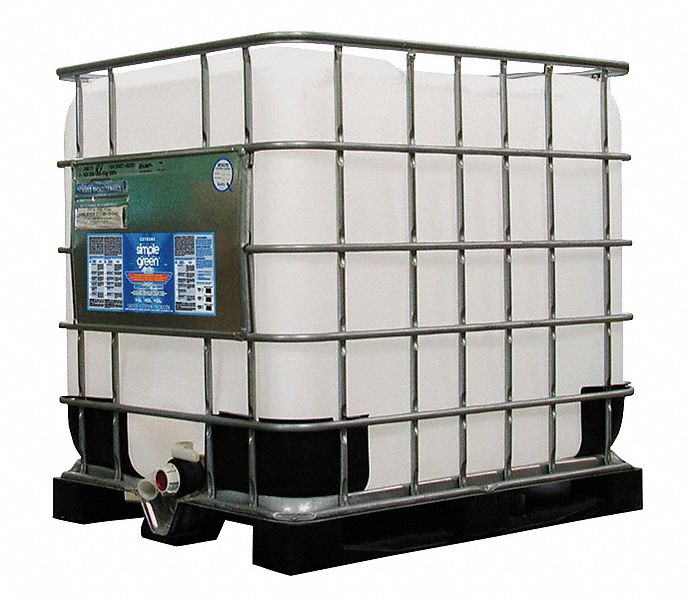 SIMPLE GREEN, Water Based, Palletized Tank, Cleaner/Degreaser 6CMU8