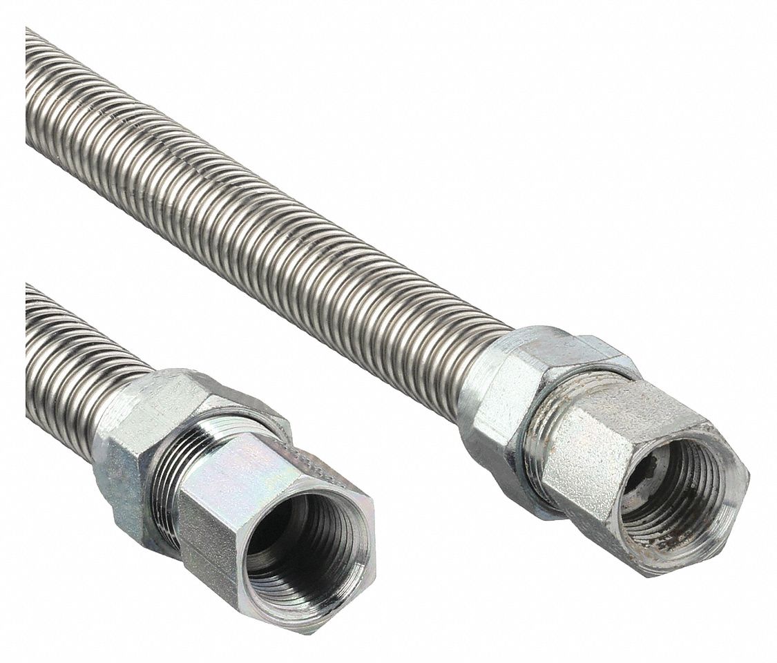 Gas Connetor, 304 SS, 1/2 x 36 In