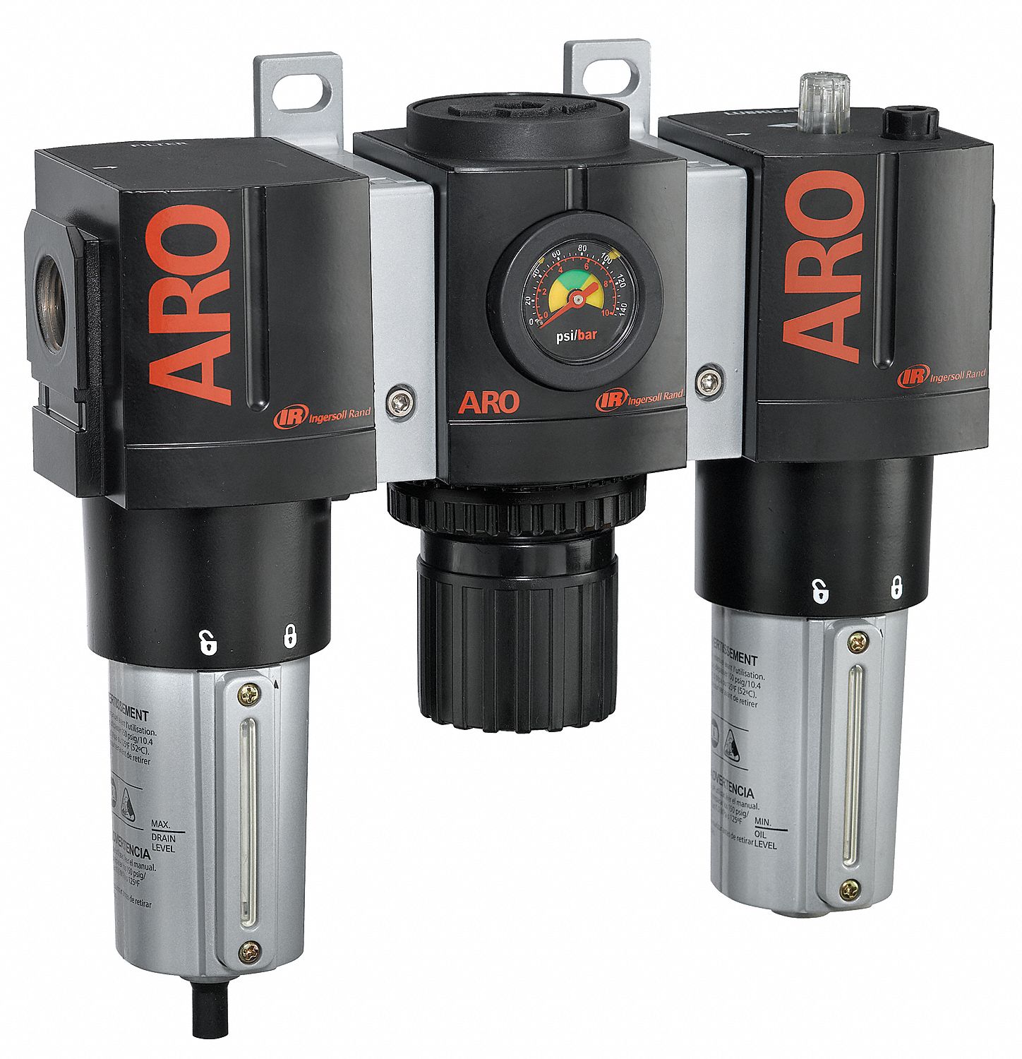 New ARO Ingersoll Rand  127121-000  Pneumatic Air Pressure Regulator 1/4 NPT 