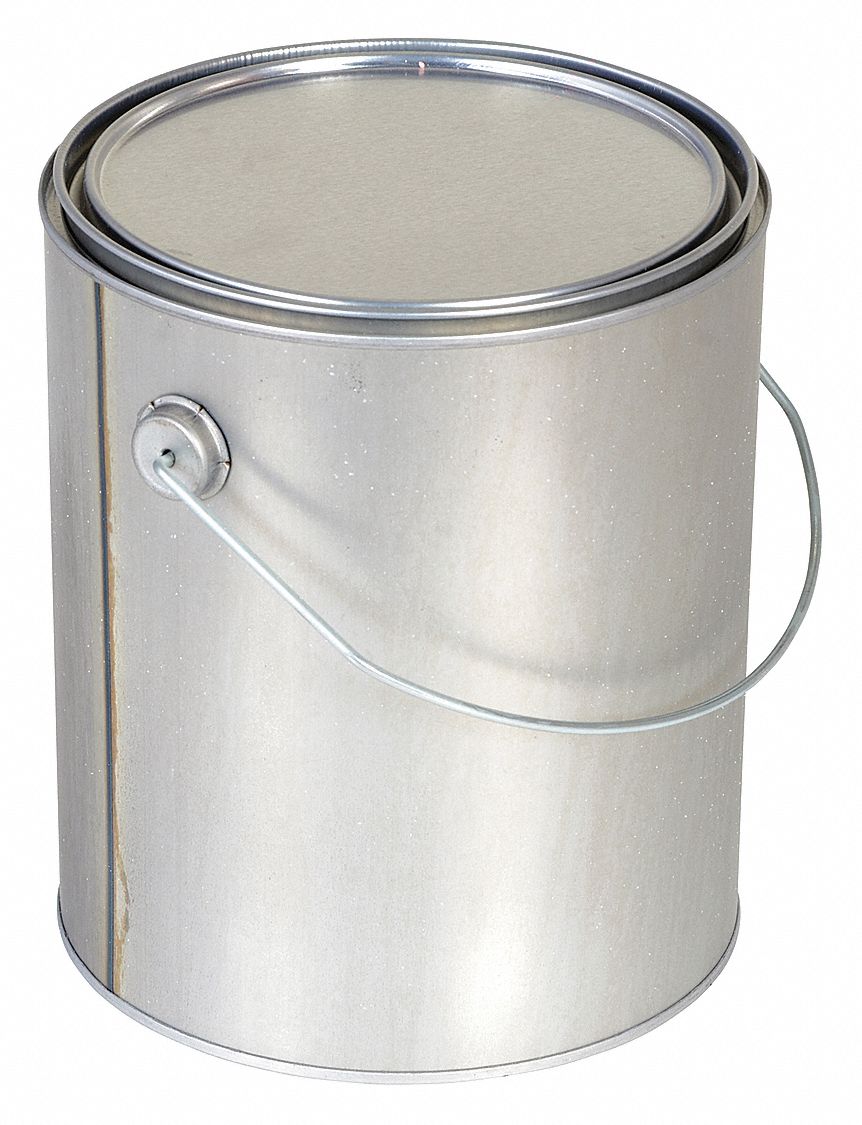 6CTF2 - Round Metal Can 1 gal. With Lid