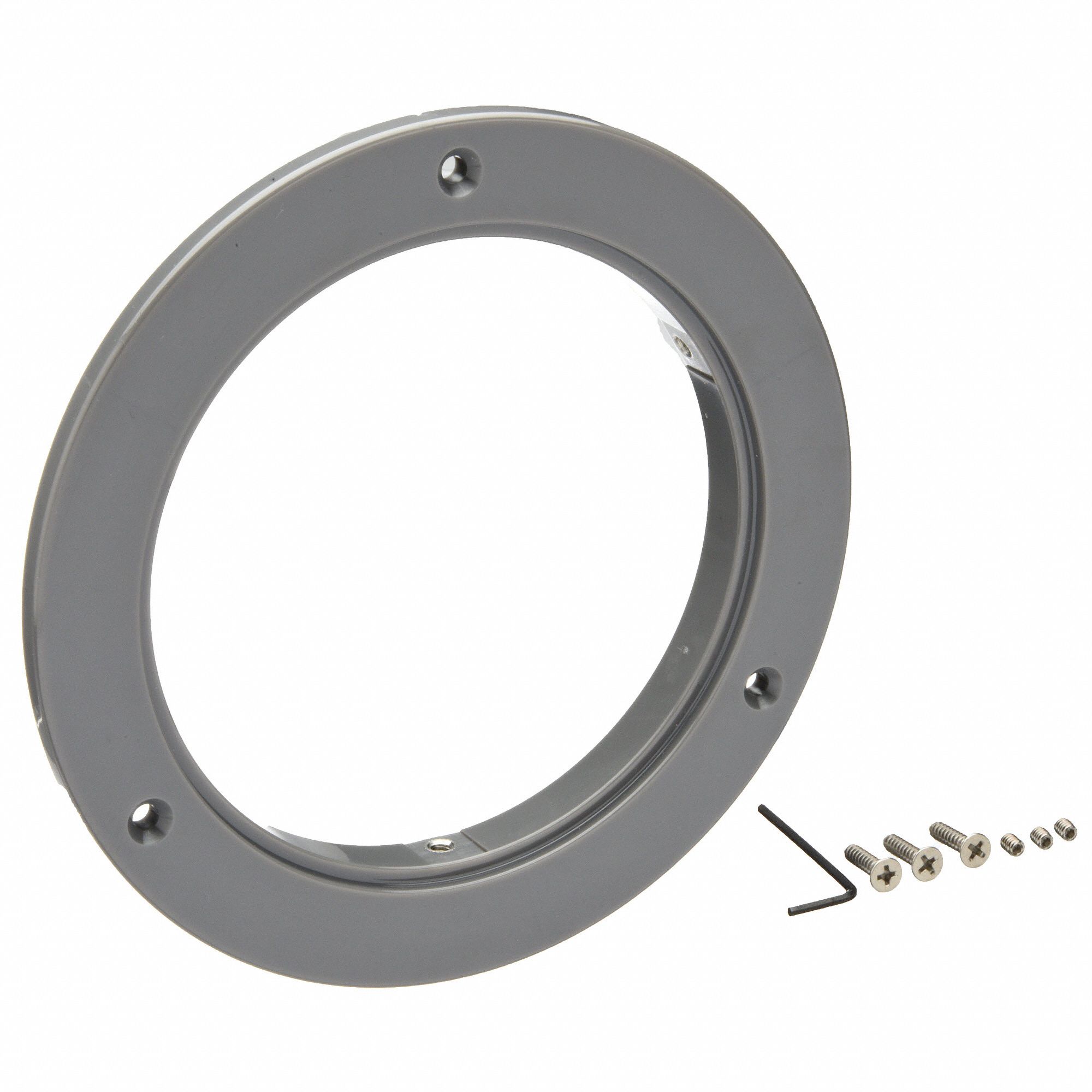 DWYER Magnehelic Panel Mounting Flange, 41/2" 6CUP4A286 Grainger